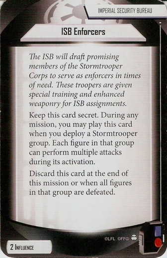 Imperial Security Bureau card: /images/agendaDecks/Core Game/ISB Enforcers.jpg